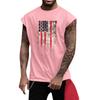 Men's Fitness Exercise Slimming Printed Waistcoat And Vest, Men's I-shaped Wide Shoulder And Back Center