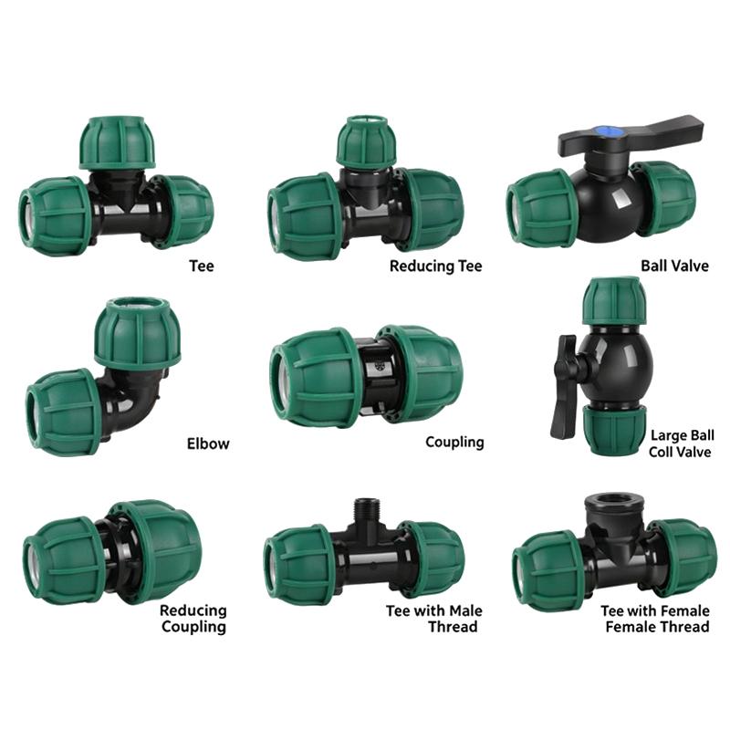 Pe Pipe Fittings Quick Connectors Tap Water Pipes Heatless Joints Valves Direct Elbows Tees And Pipe Fittings