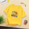 Cartoon Painted Mexico May 5th Festival Childrens Tshirt Ethnic Style Casual Short Sleeved Tshirt for Boys and Girls