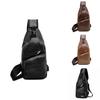 Herren Umhängetasche Mit USB-Ladefunktion Und Klassischem Sling-Design**