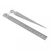 Depth Ruler Ruler Taper Feeler Gauge Gage Stainless steel 1-150mm Silver