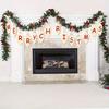 50pcs Unfinished Wooden Light Bulbs and Wooden Chips DIY Blank Christmas Wooden Hanging Decorations Hanging Ornaments for Christmas