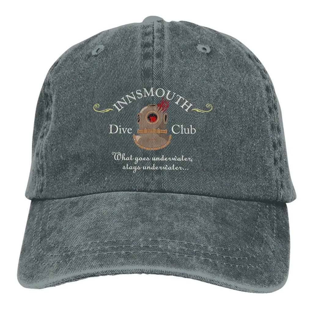 Summer Cap Sun Visor Innsmouth Club Hip Hop Caps Dive Scuba Diving Cowboy Hat Peaked Trucker Dad Hats