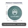 BYMF1 2pcs Car Coaster Water Cup Slot Non-Slip Mat Drink Holder Pad For Citroen C4 C3 C5 C1 C2 C6 VTS C4L DS3 DS4 DS5 Grand Berlingo