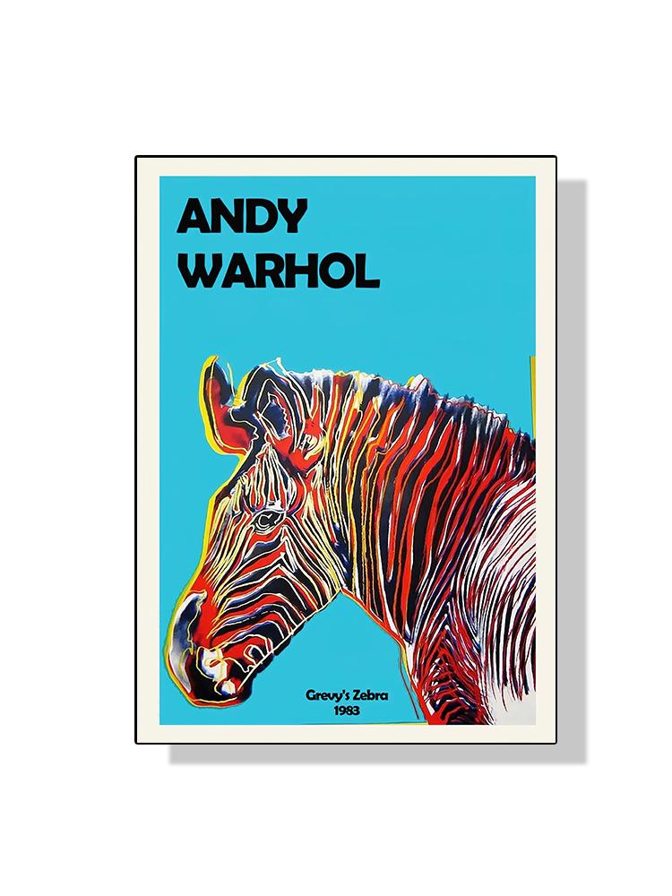 Abstract Flower Cow Tomato Soup Poster Canvas Painting Andy Warhol Print Decorative Picture Living Room Home Decoration Gift