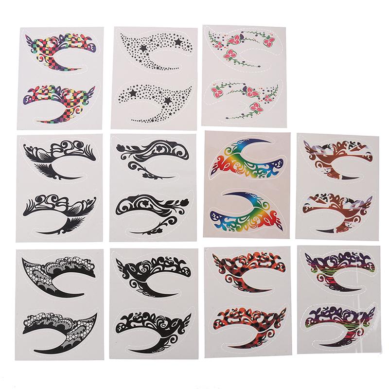 Cadılar Bayramı Makyaj Göz Geçici Dövme Yüz Yüz Transferi Etiket Güzellik Kaynağı