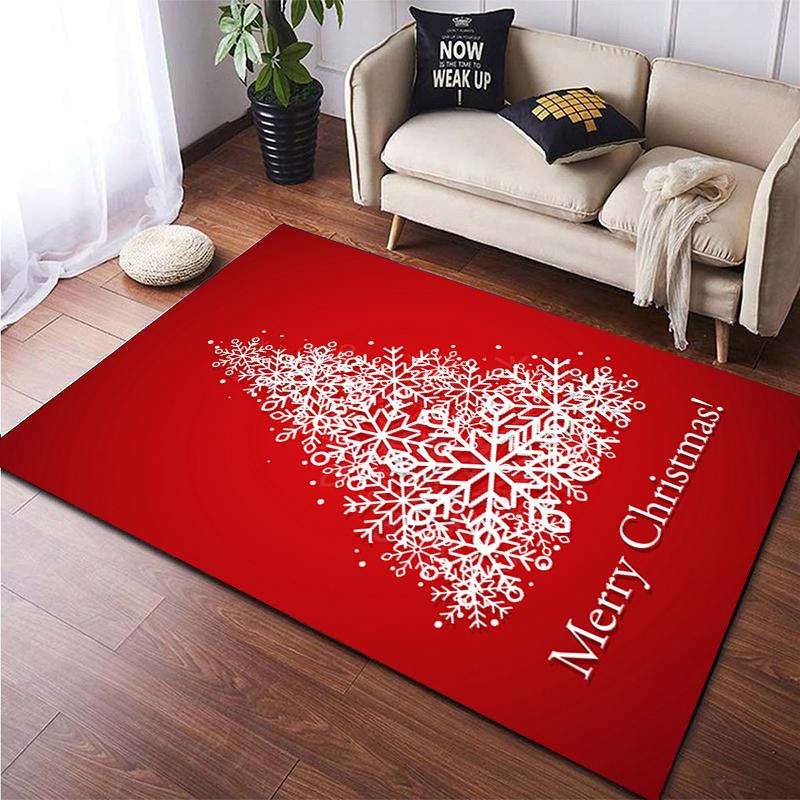 Christmas HD Printed Area Large Rug ,Carpet for Living Room Bedroom Sofa Decoration, Non-slip Floor Mats Dropshipping Alfombras