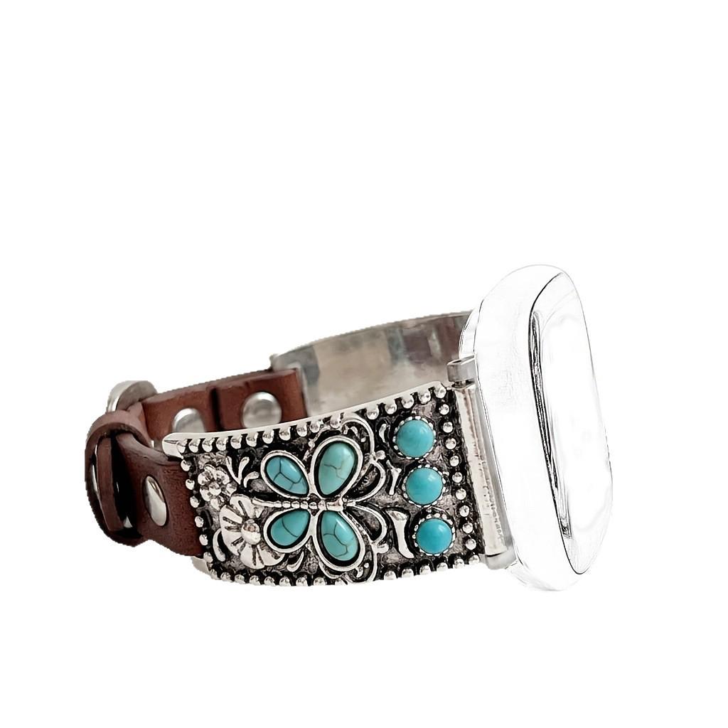 Turquoise Smartwatch Strap for Apple & Samsung Huawei 20mm Non-Bite V3