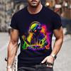 Summer Animals Pattern 3D Print T-shirts Harajuku Style Hip Hop Street Short Sleeve Outdoor Sports Quick Dry Breathable Fashion Men's T-shirts