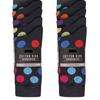 Ex Store Mens Spotted Cotton Socks (Pack of 10)