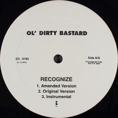 12-Zoll Schallplatte OL' DIRTY BASTARD - Recognize ED6193PROMO Elektra 1999 US Rap & Hip-Hop/R&B Gebraucht