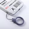 Anti-lost Mobile Phone Pendant Finger Ring Short Silicone Lanyard Silicone Pendant Ring Soft Cartoon Cat Keychain Keys Cord