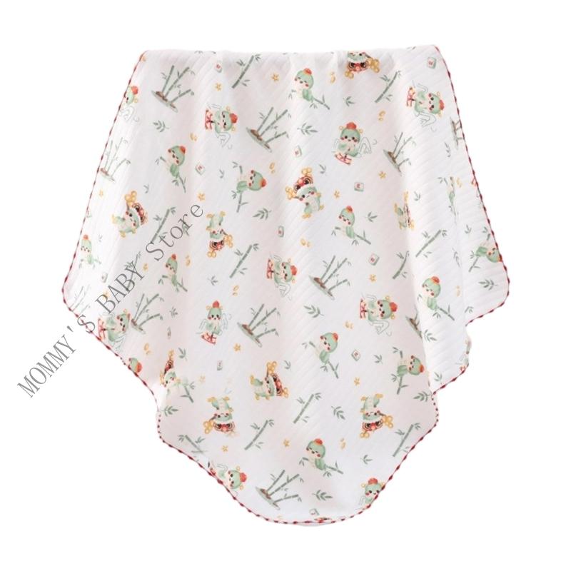 H3CD Детское одеяло Хлопковые пеленки Обертывание Полотенце Дышащее Маленькое одеяло Одеяла для новорожденных 85х85см