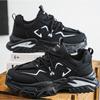 Buty Męskie Sneakersy na Platformie typu High-top Trend Wszechstronne Sportowe Rekreacyjne Grube Podeszwy Podwyższające Buty Toolingowe Zapatillas Hombre