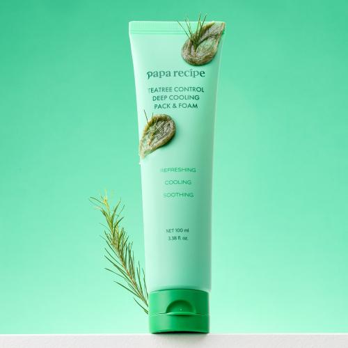 Paparecipe Eggplant Clearing / Real Centella / Teatree Pack & Foam 100ml