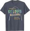 Presto State Park Missouri Teez - St. Louis Gateway Arch T-Shirt