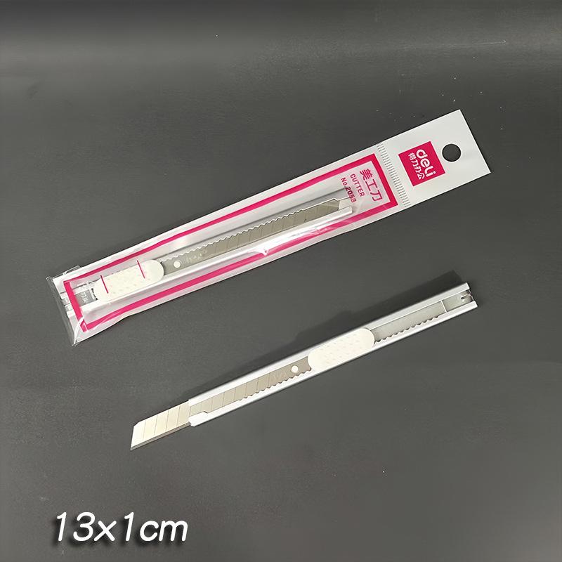 Deli Metal Craft Knife: Small Paper Cutter & Wallpaper Knife - Handmade Express Box Opener & Art Tool