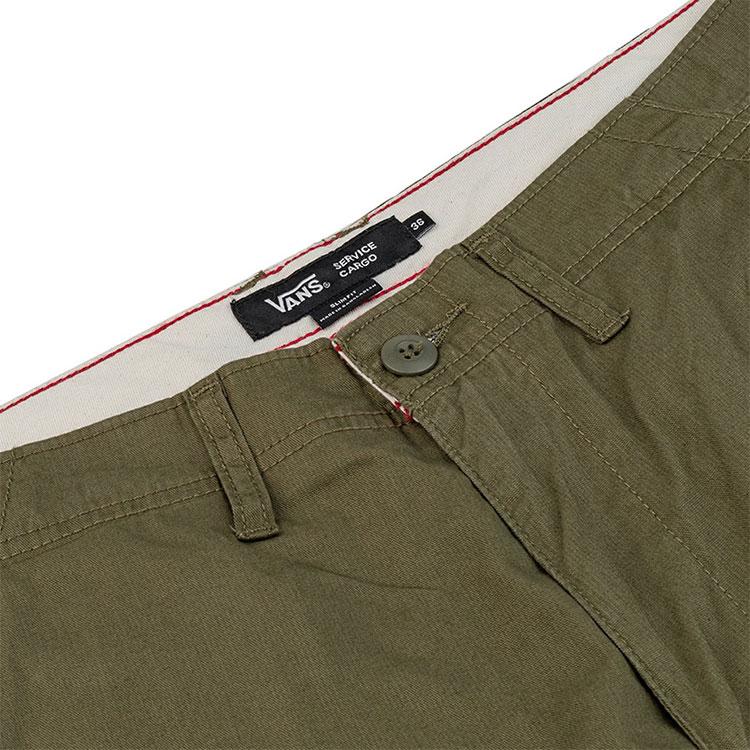 Vans Color Block Loose Fit Cargo Pants Men Bottoms Green VN0A5FJGZIP