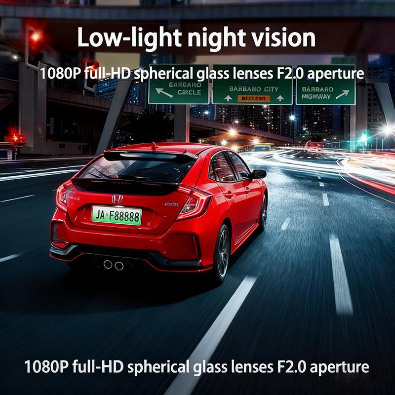 1080P Dash CamOBD WIFI APP Control Car DVR 2/3 Channel Front Rear View Optional Video Recorder for Cars with Optional Front View