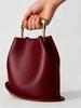 Borsa a Secchiello Tracolla in Morbida Pelle di Lusso Estate 2026 - Elegante Borsa a Mano da Sera da Donna