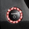 Rhinestone Car Engine Start Stop Decorative Ring Ignition Engine Button Diamonds Ring Stickers Ignition Ring Interior Decoration