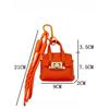 Mini Coin Purse Bag Pendant Cute Square Handbag Earphe PU Leather Creative Car Key Chain Pendant Decorati Multi-functial