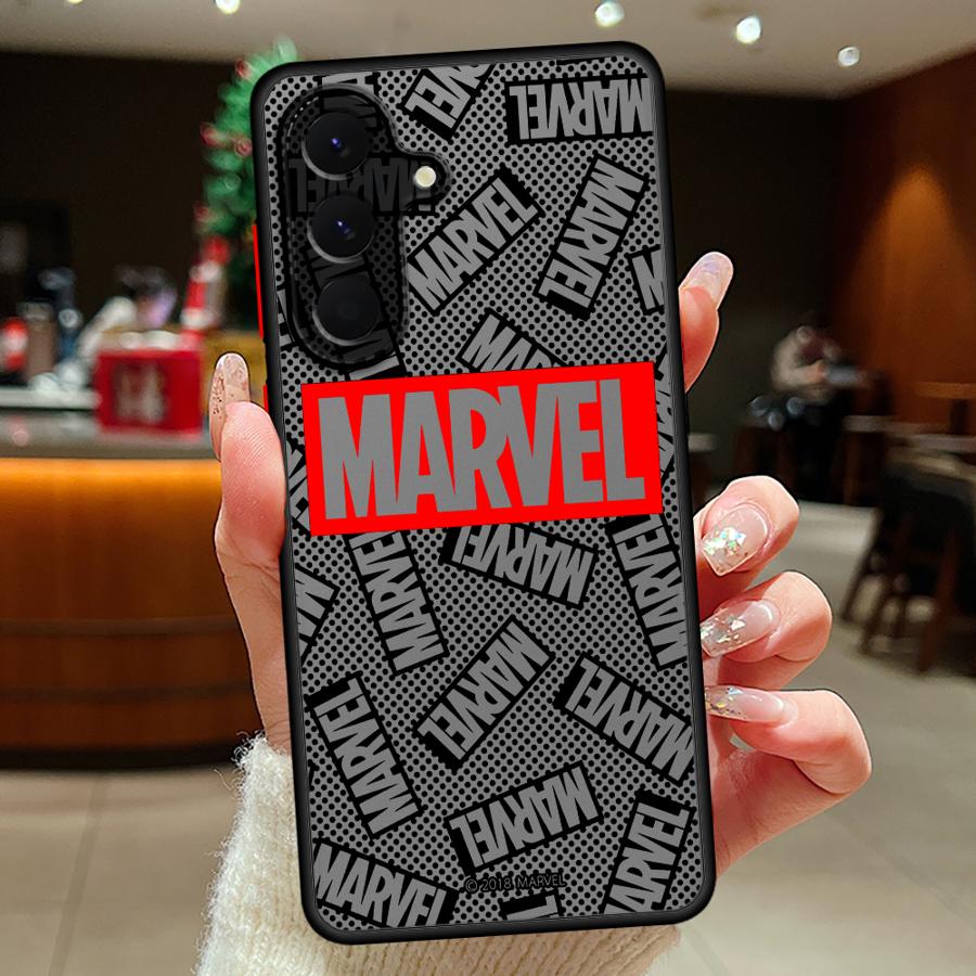 Pouzdro pro Samsung Galaxy A54 A35 A53 A52S A72 A17 A52 A73 A33 A16 A15 A14 A23 A34 A36 A56 A55 Kryt na telefon Logo hrdiny Marvel