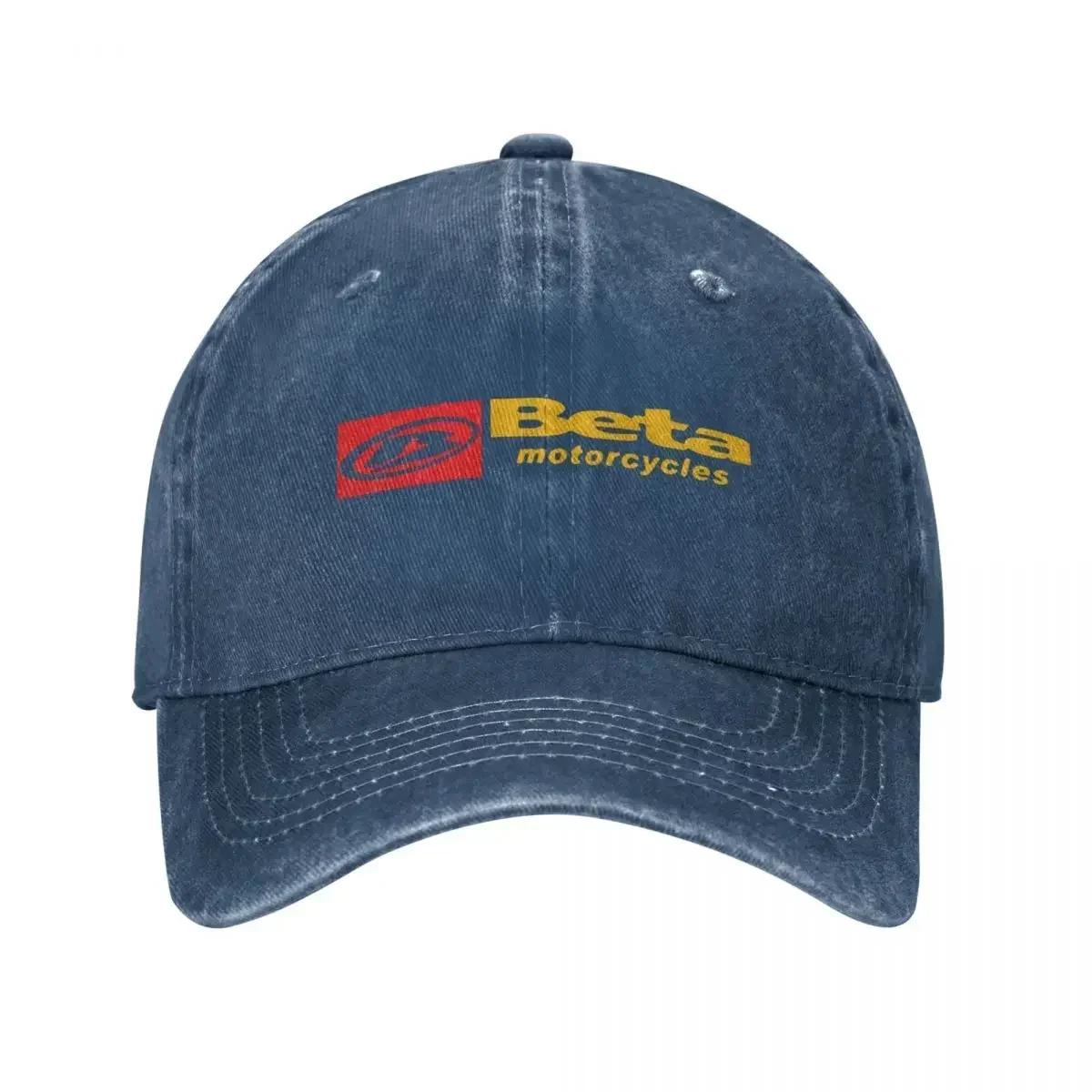 

Vintage Beta Race Motor Baseball Cap Unisex Distressed Denim Snapback Hat Motorcycles Outdoor Summer Caps Hat One Size