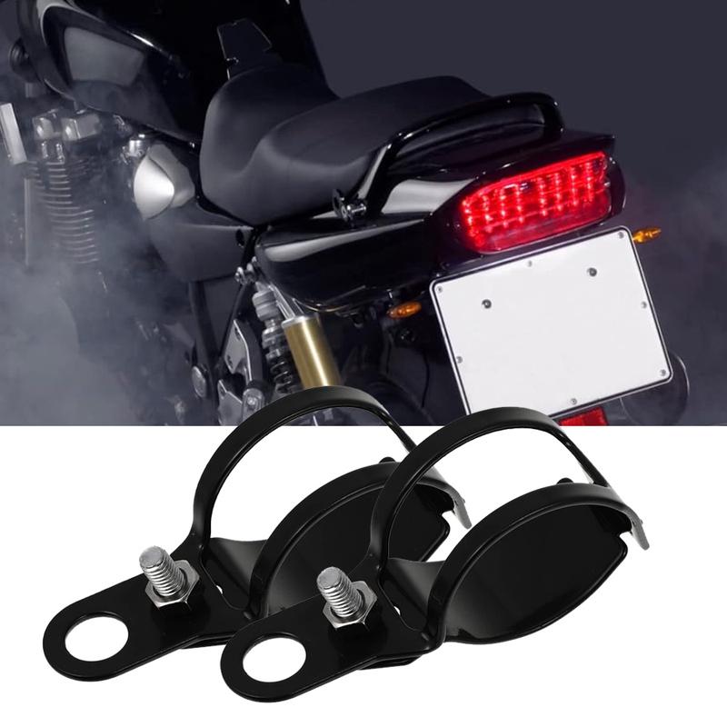 2x Accessoires de Moto Phare de Moto Universel 27-36mm Tube de Fourche Lampe Support Fixe Indicateur de Direction Supports de Fixation