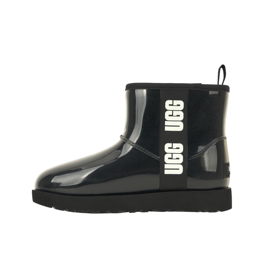 UGG Baskets Mini Classiques Transparentes Noires pour Femmes 1113190-BLK