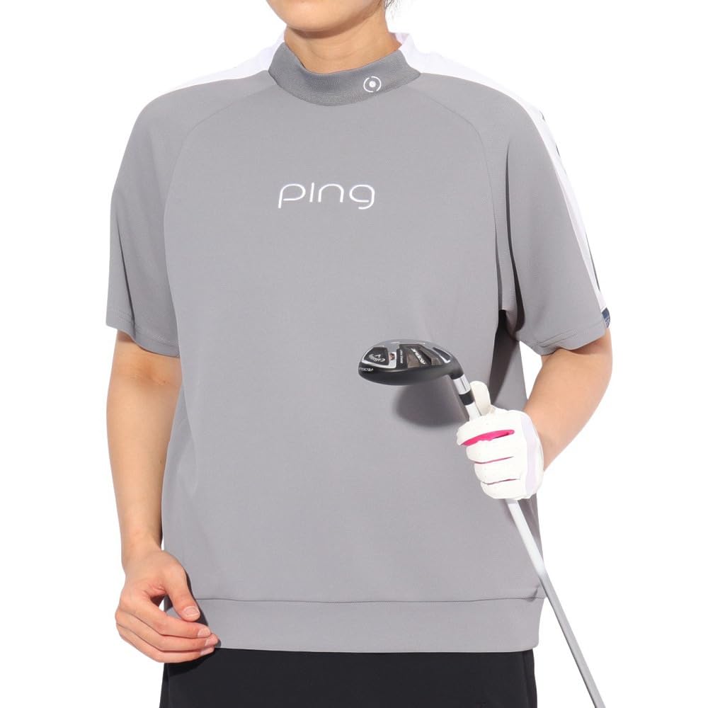 

Ping Apparel Футболка с коротким рукавом и высоким воротом Гольф-поддева Размер S Женская (Логотип бренда) / / 622-5167304 020_Серый,