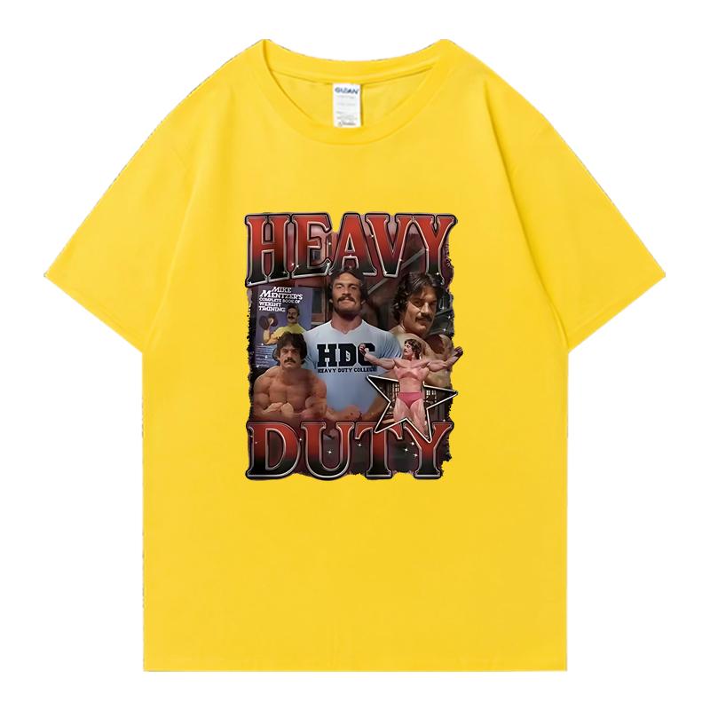 

Тяжелая футболка оверсайз с графикой бодибилдеров Майка Менцера уличная одежда Мужская Женская 100% хлопок с коротким рукавом Унисекс Топ 4XL