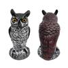 Cross-Border Owl: Outdoor Bird-Scaring, Rodent-Repelling Resin Ornament with Head Movement