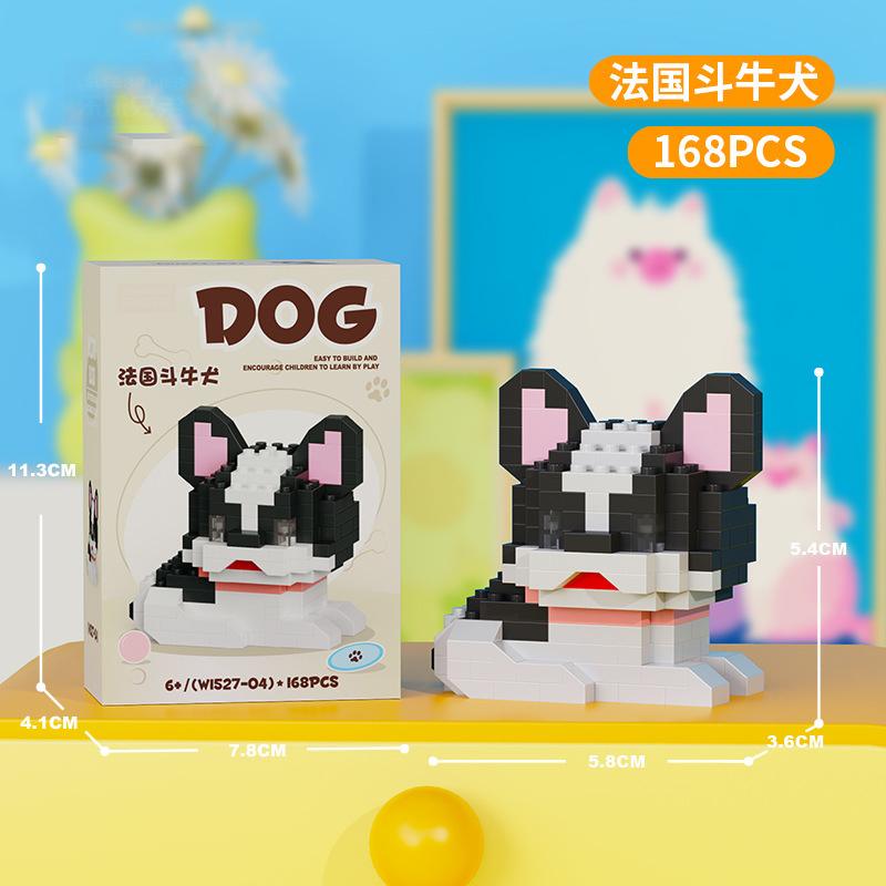 pet blocks Mini Building Set for children girls 12 year old dog cat mirco Brick particle building blocks Desktop Model for Adult