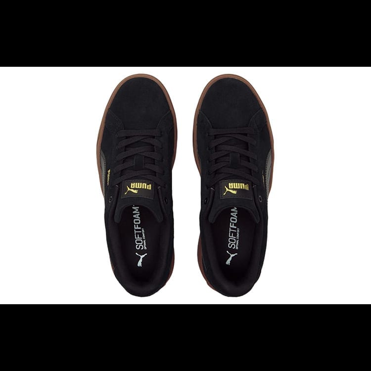 Puma Women's Black Brown Karmen Low Top Sneakers 384614-03