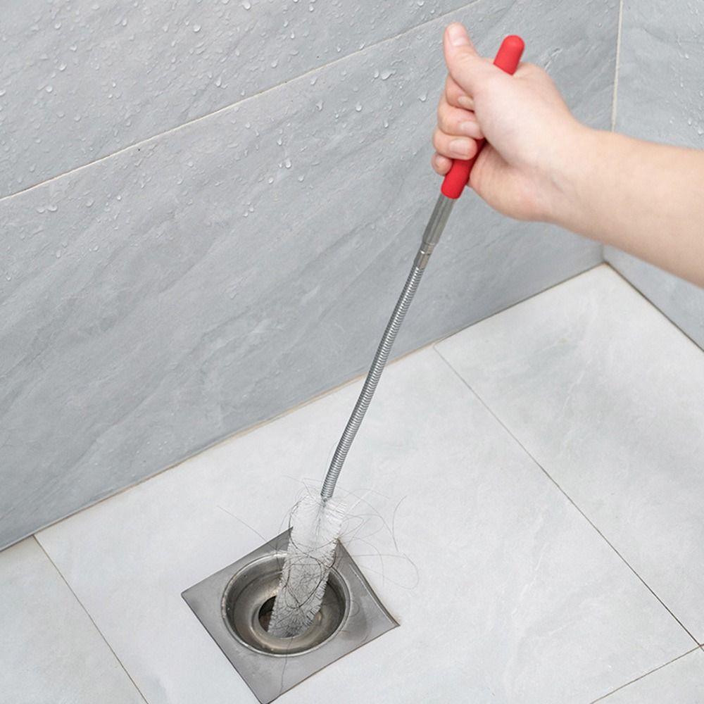 Multi-purpose Drain Cleaner Extendable Effectively Capture Hair Drain Unclogger Brushes Sewer Cleaning Brushes