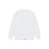 WE11DONE Gothic Logo Print Ribbed Crew Neck Pullover Long Sleeve Sweatshirt Unisex Sweatshirt White WD-TT0-24-800-U-WH
