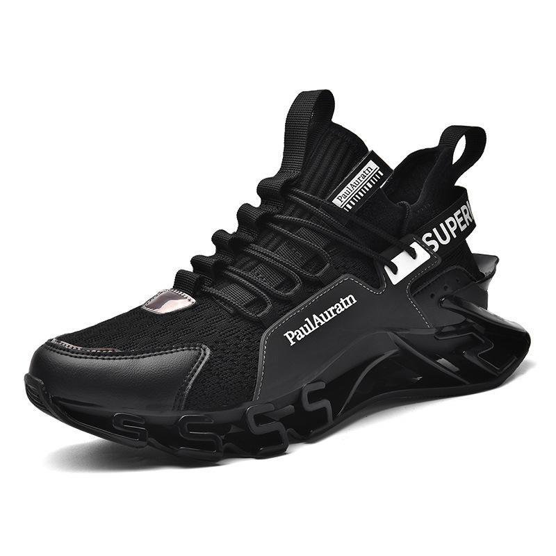 

2024 Мужские модные повседневные кроссовки, увеличивающие рост: Спортивный баскетбольный стиль 43 чёрный