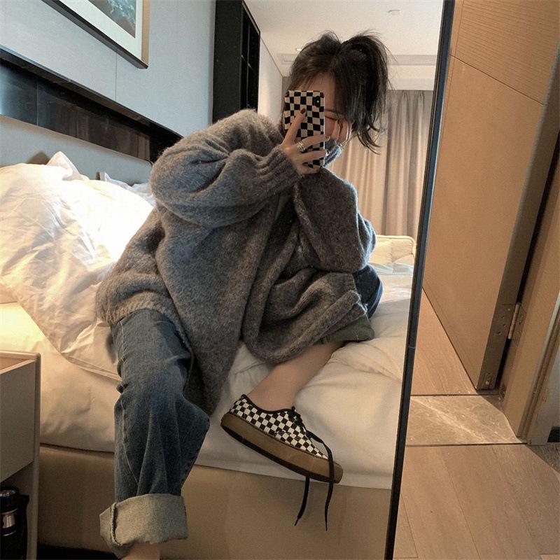 2025 Autumn Korean Soft Knit Cardigan for Women - Cozy, Gentle, Small Size
