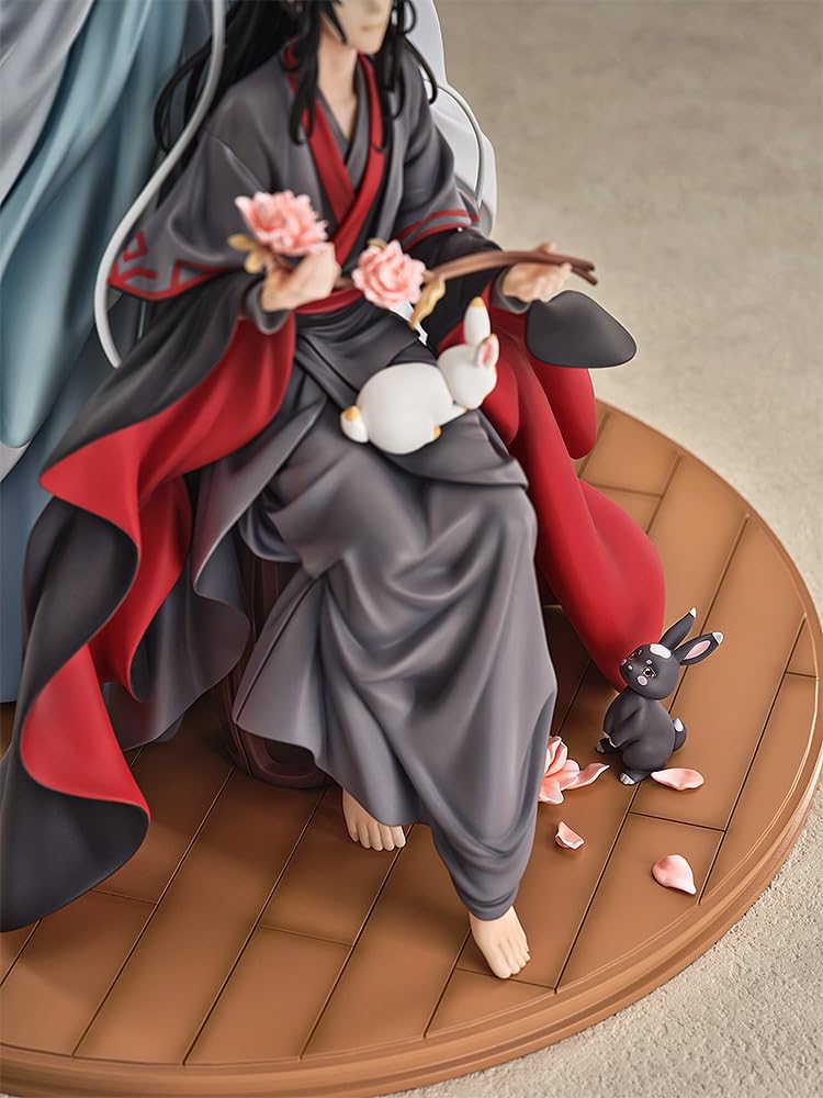 Wei Wuxian Lan Wangji z anime Zakladatel pivoňkové přísahy měřítková plastová figurka & Verze "The Diabolism". 1/7 předbarvený