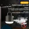 2-in-1 Camping Tent Light With Fan 4 Lighting Modes Spray Function IPX7 Waterproof Rechargeable Mini Light LED Camping Lantern