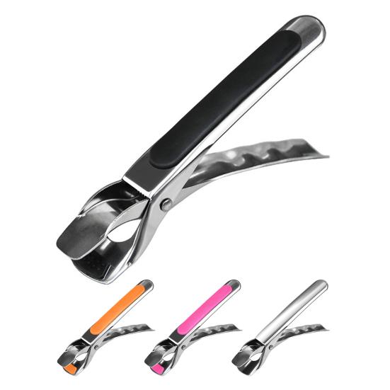 Bowl Clip Sturdy Construction Rust-proof Stainless Steel Multifunctional Plate Dish Clip Pot Gripper for Home
