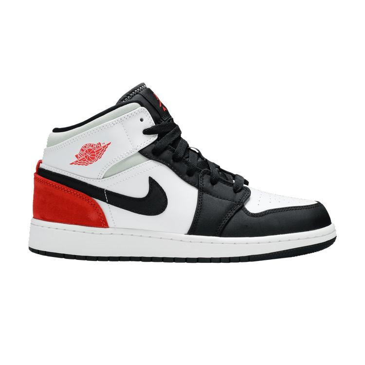 Air Jordan 1 Mid GS Red Mint 36