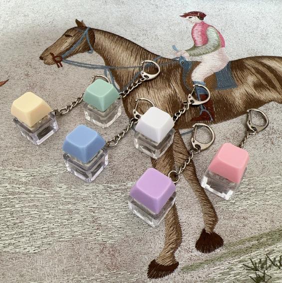 1-Button 4-Button 9-Button Macaron LED Stress-Relief Button Tester Stress-Relief Toy Keyboard Keychain Keyring