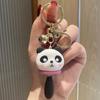 Cartoon Blush Resin Small Animal Keychain Women'S Fashion Car Key Chain Creative Couple Bag Pendant