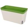 Self Watering Plant Pot Rectangle Modern Double Layer Indoor Windowsill Desktop Flower Herb Succulent Planter Box Home Gardening