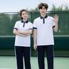 College Style Korean-British Summer School Uniform Set for Boys & Girls - Primary to High School Short Sleeve Sportswear