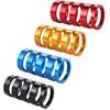 5 Stück Fahrradlenker Steuersatz Unterlegscheibe Aluminiumlegierung MTB Mountain Rennrad Gabelkopf Abstandshalter Dichtring Fahrradteile 10mm