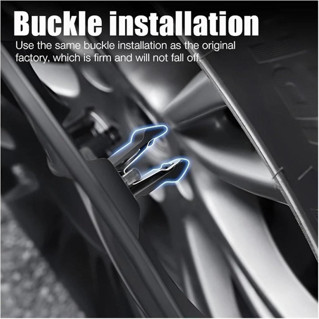 Compatible with 2017-2024 Tesla Model Y 19" Sunburst Sport Wheel Cover