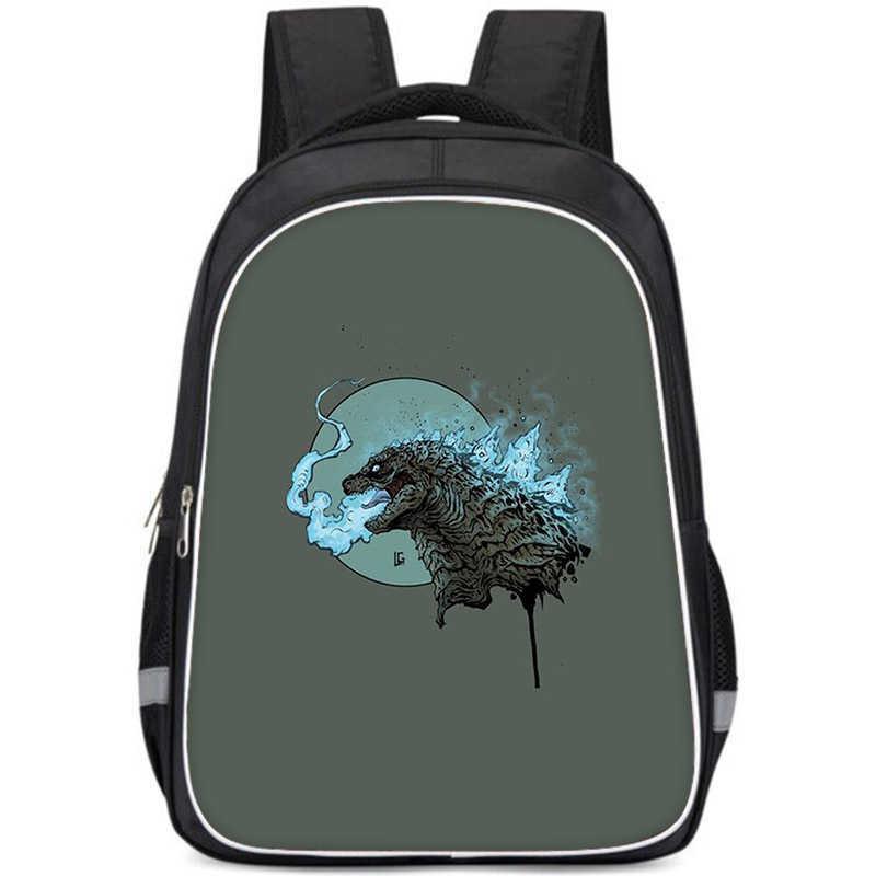 Large Capacity Lightweight 3d Godzilla Backpack For Kids Perfect For School
